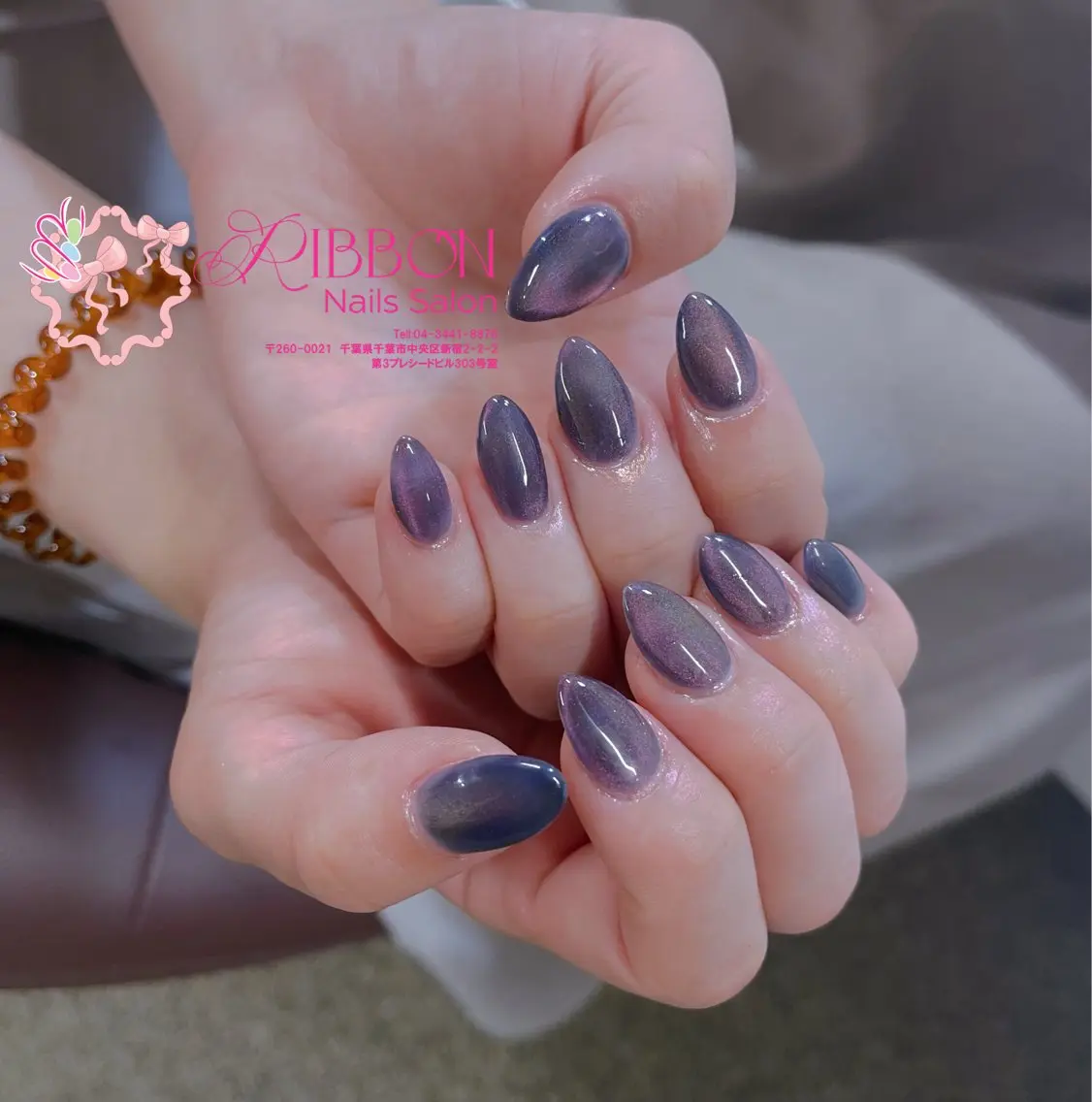 ネイル フットネイル フレンチネイル ジェルネイル マグネットネイル 持ち込み ハンドネイル Ribbonnail salonのネイルデザイン