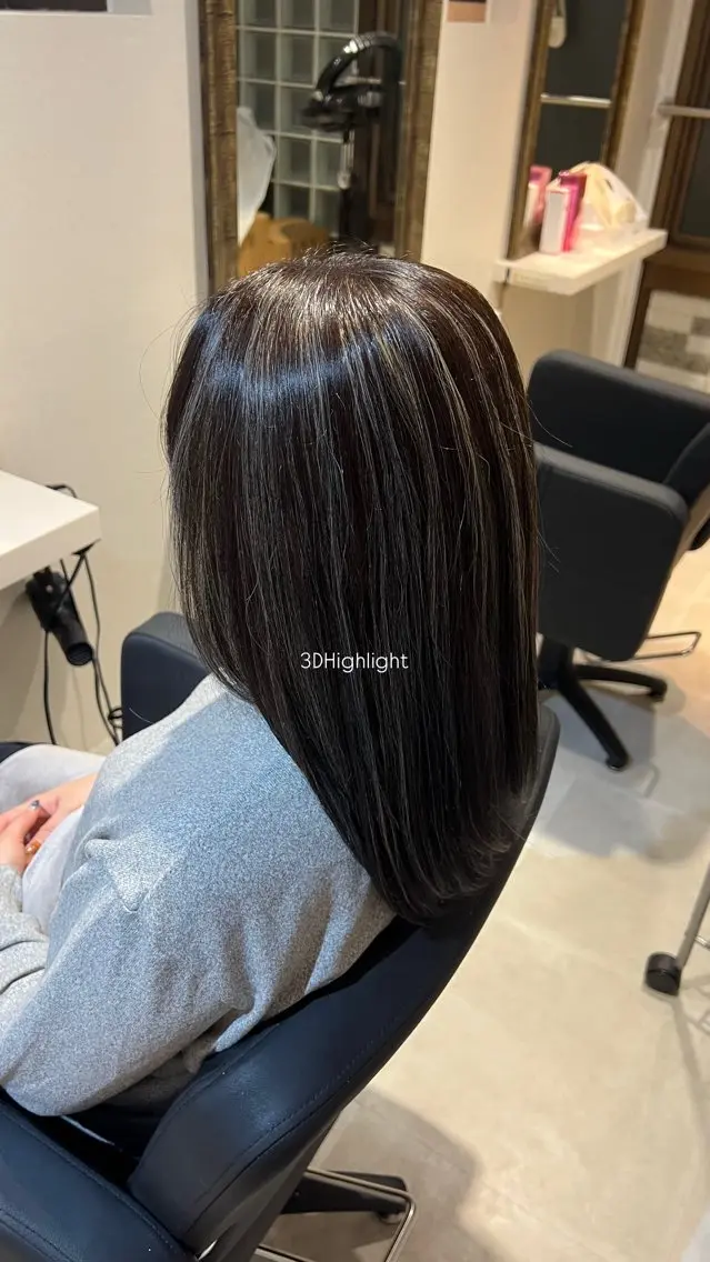 セミロング beleef mel meiのヘアスタイル