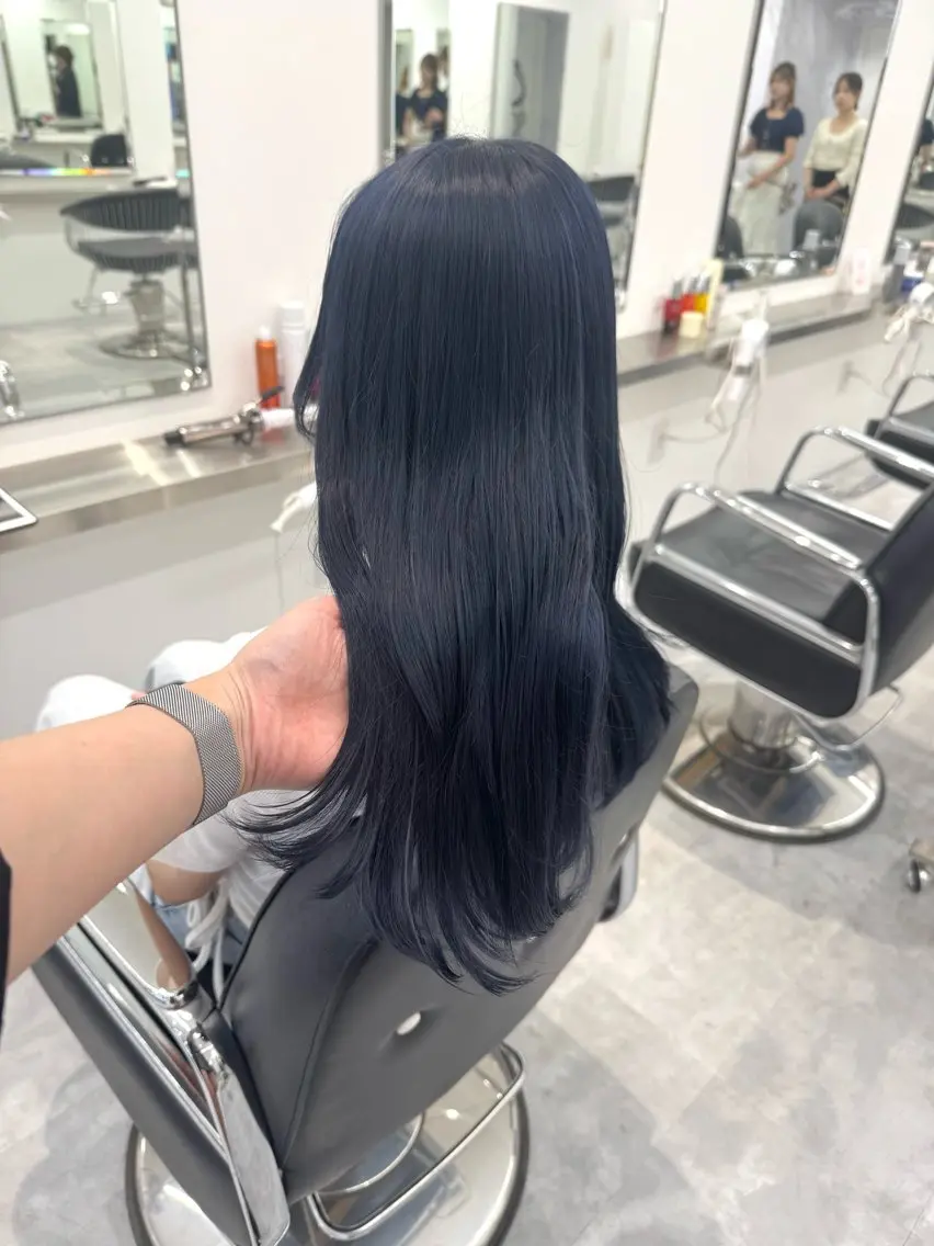ロング カラー ヘアカラー ParveMix🍀 藤原愛未のヘアスタイル