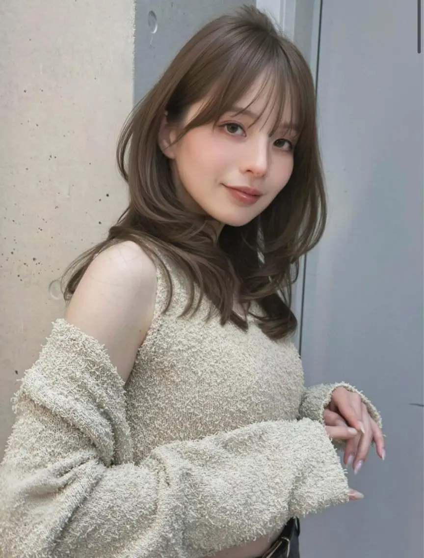 カラー CODE.LINE 富雄のヘアスタイル