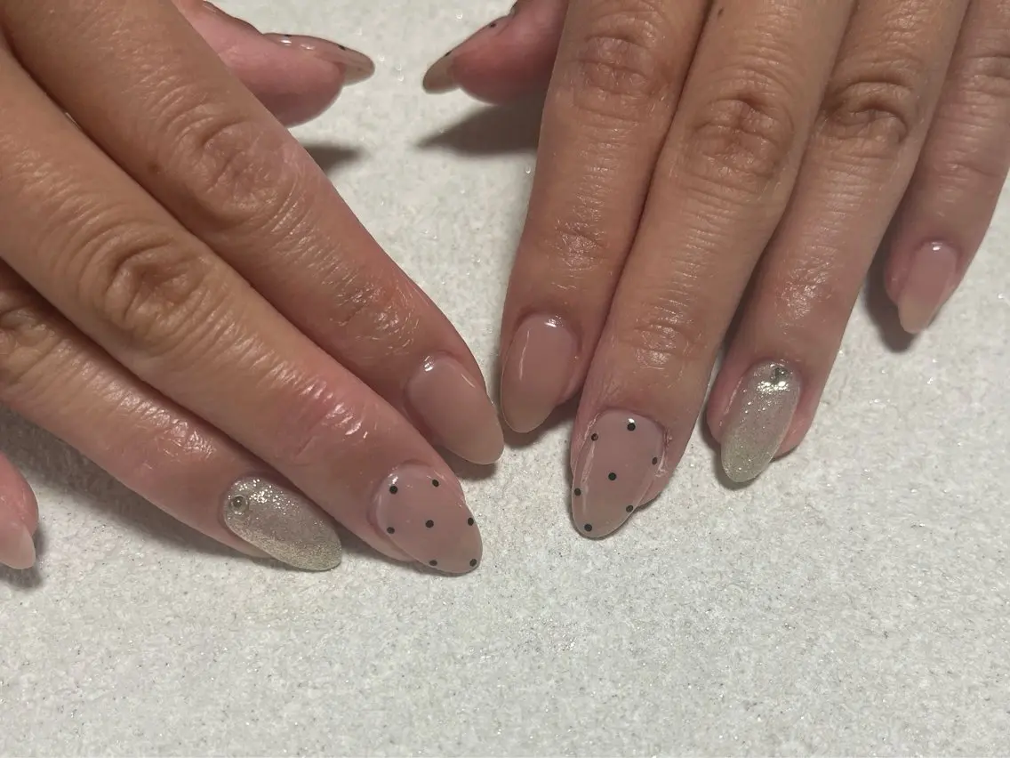 ネイル オーロラネイル フットネイル フレンチネイル ジェルネイル 韓国ネイル ハンドネイル kiki nail たまプラーザのネイルデザイン