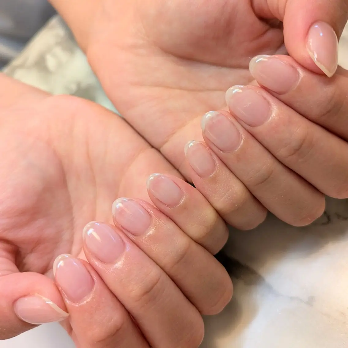 ネイル クリアネイル ジェヌインネイル 河内のネイルデザイン