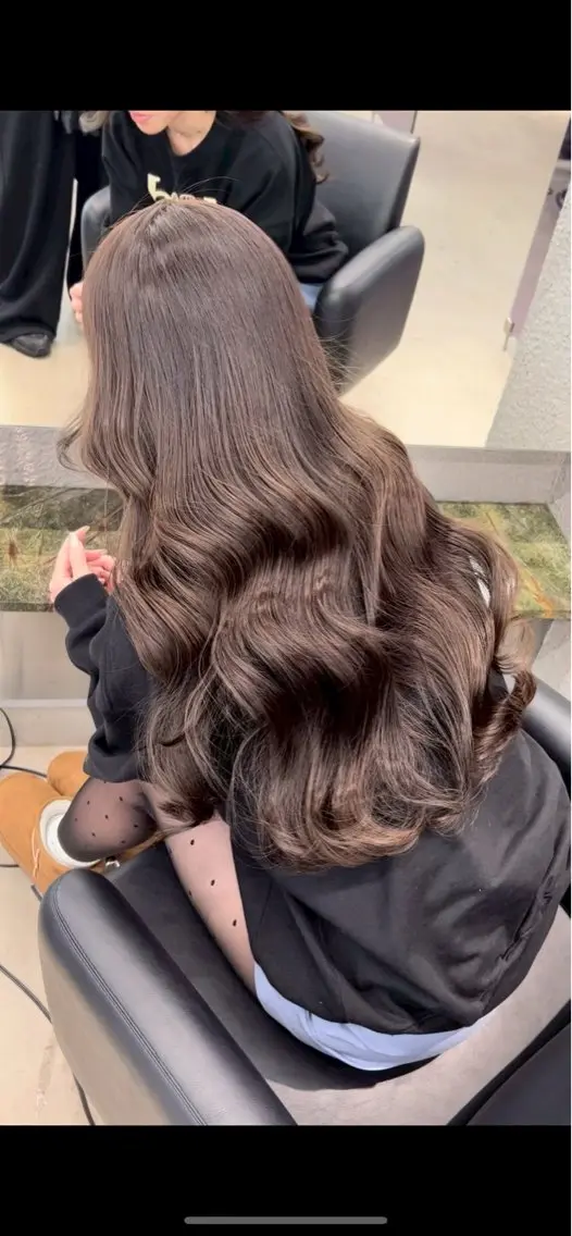 ロング カラー ヘアカラー PELE /りーこ 透明感カラー🥣🎀のヘアスタイル