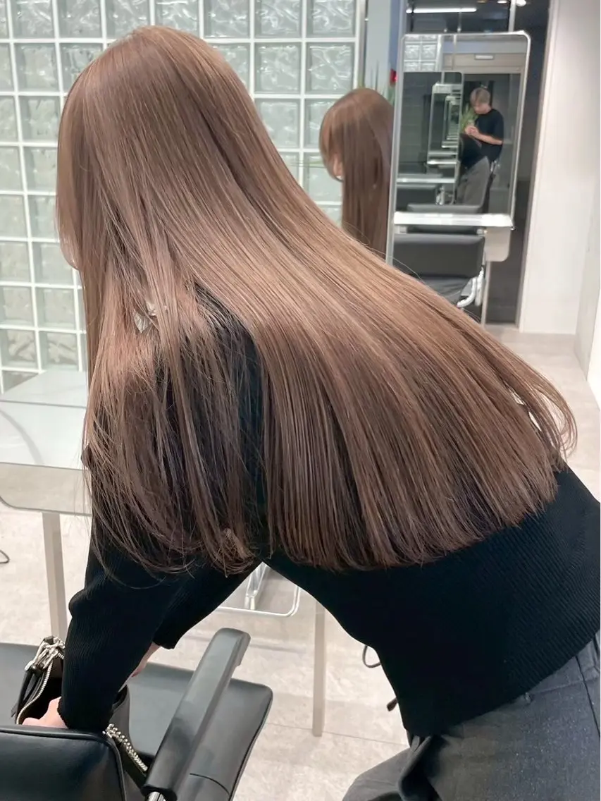 ✨梅雨に向けてサラサラ縮毛矯正✨トリートメント付🎀の写真