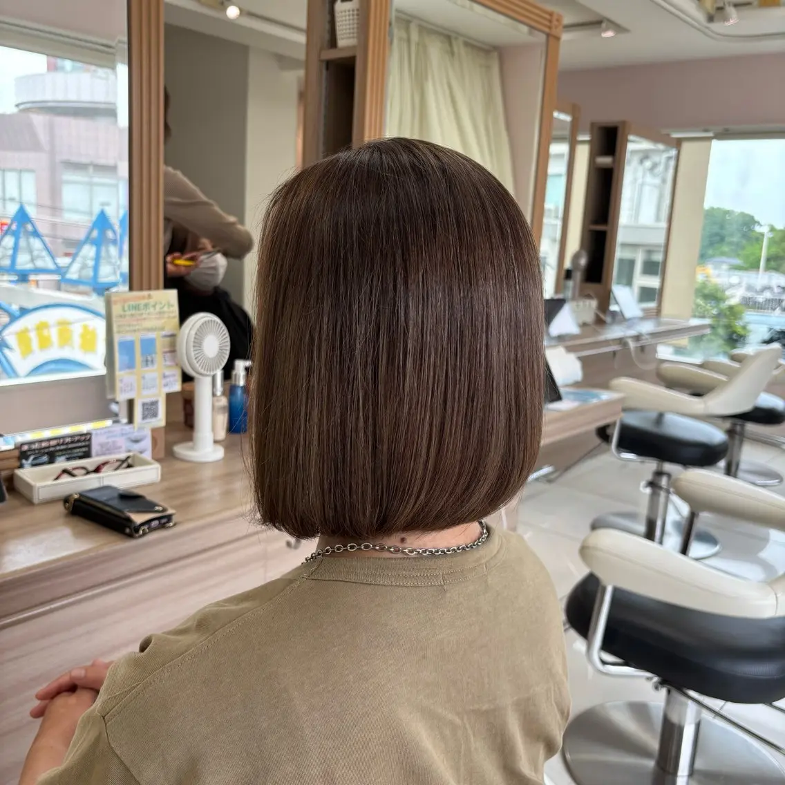 ミディアム カラー カット ヘアカラー トリートメント 💫藤井 花梨🧸🛋️のヘアスタイル