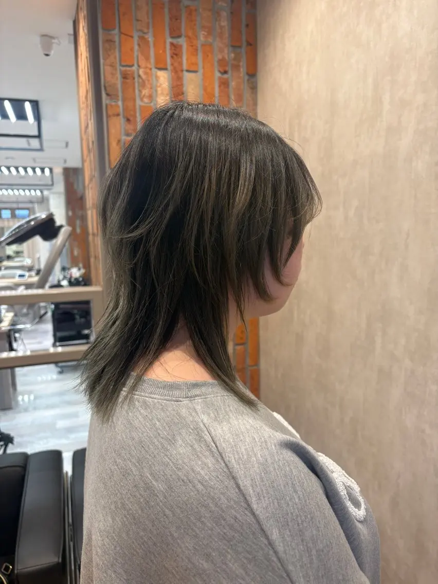 セミロング カット ヘアカラー ☆ シオン☆のヘアスタイル