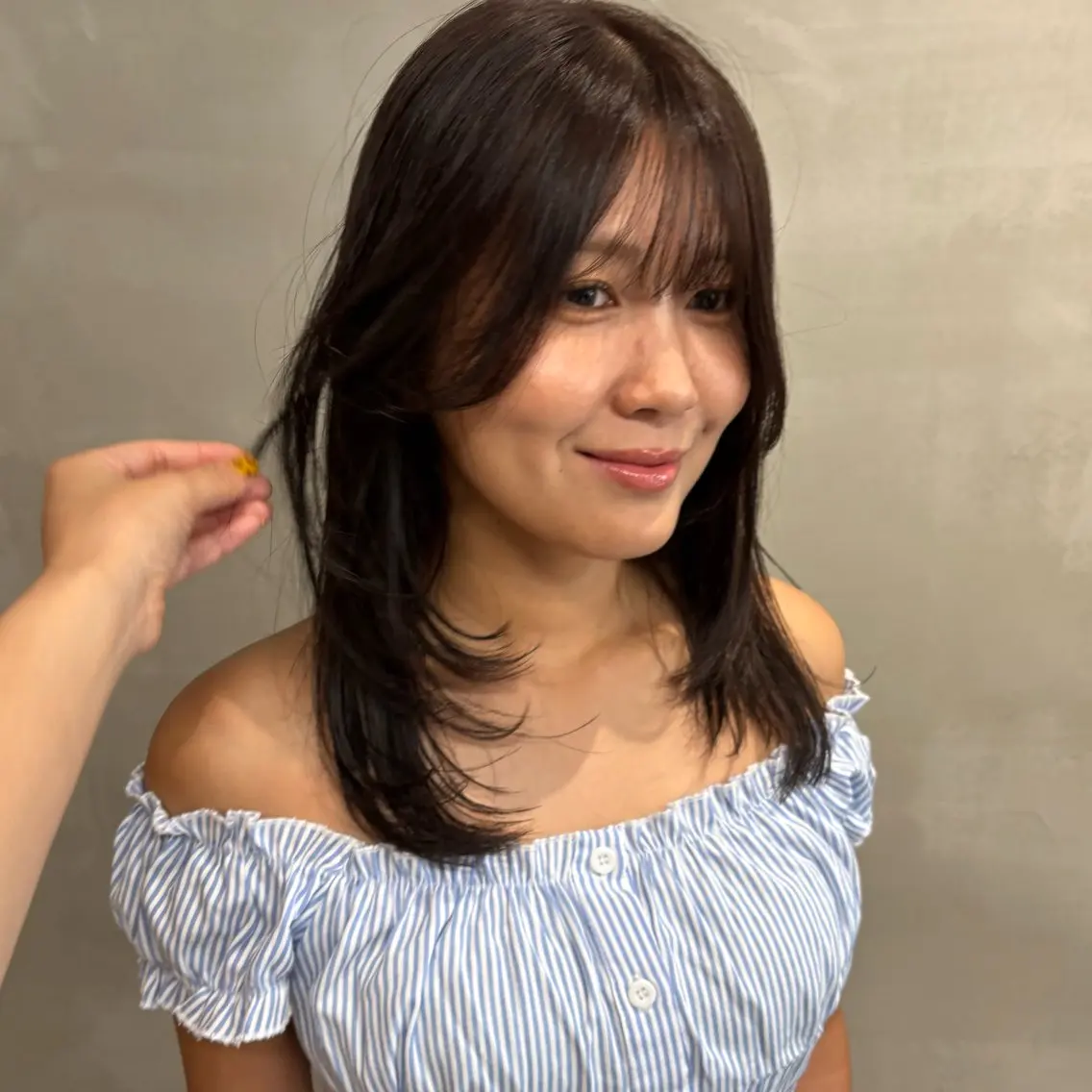 ロング カラー 瑠己杏 :ボブ/ ハイトーンワンカラーのヘアスタイル