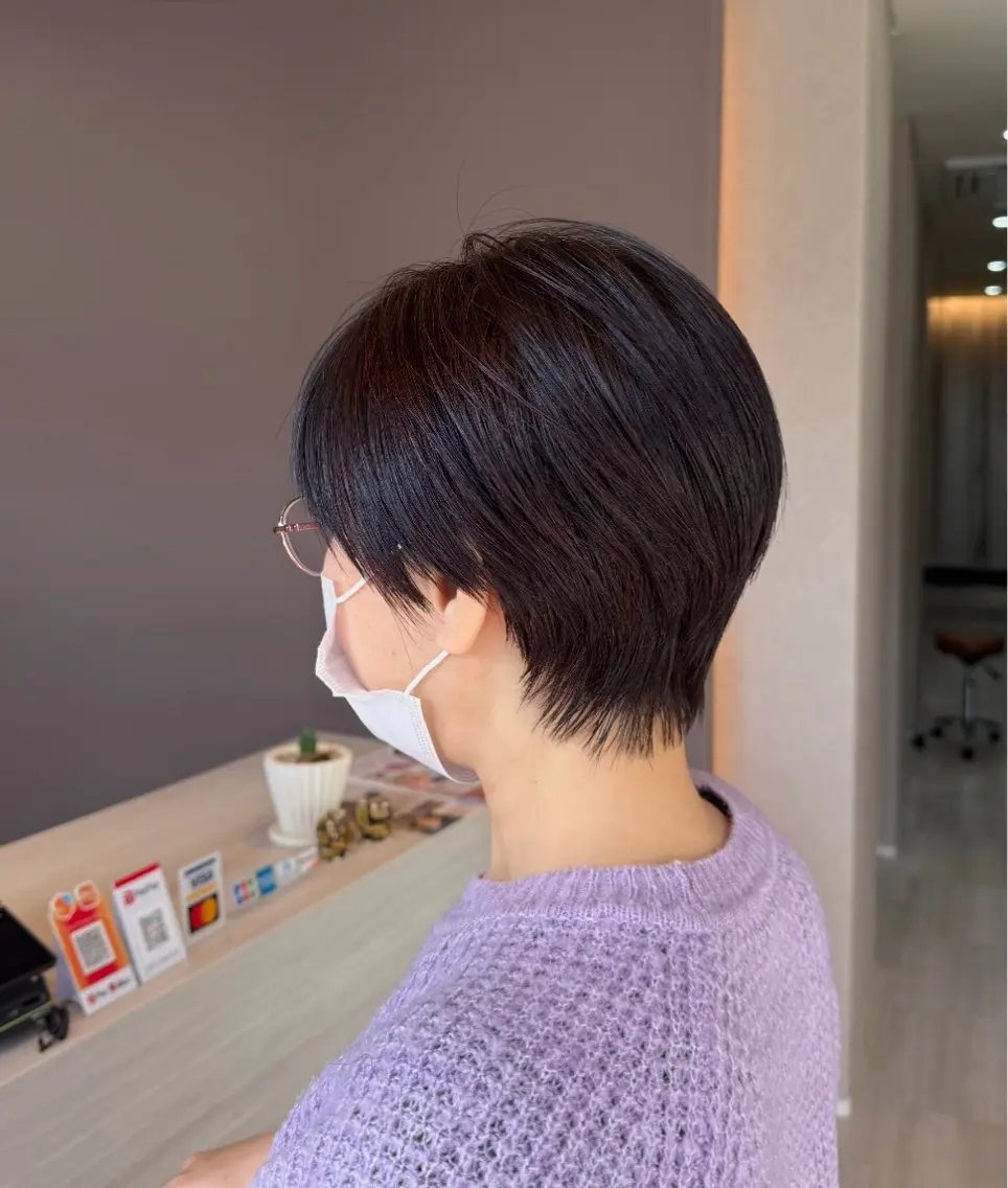ショート カット Lien.テラダ 各務原スタイリストのヘアスタイル