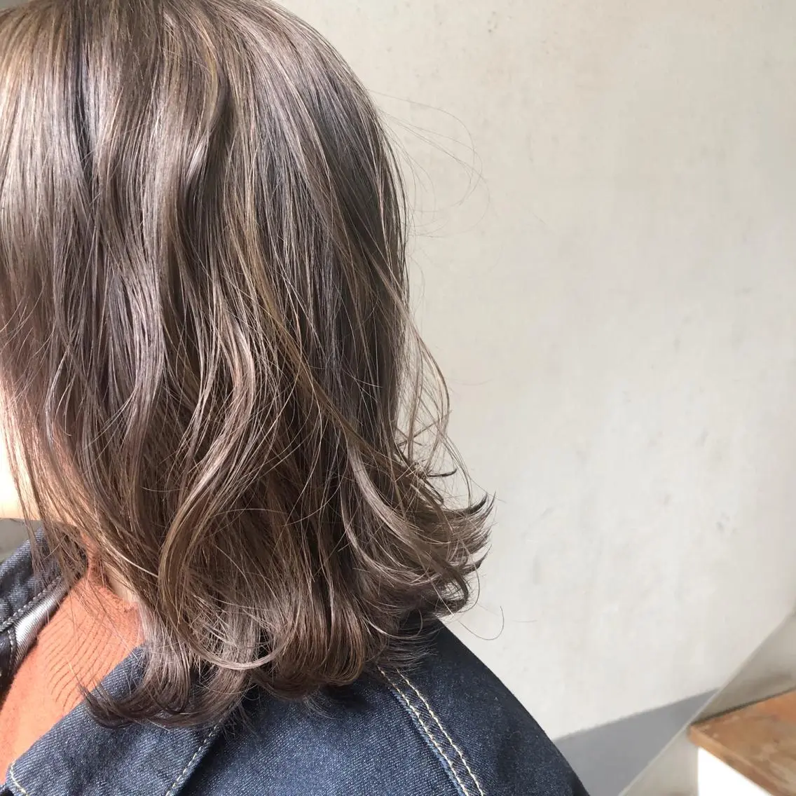 ミディアム カット ヘアカラー トリートメント 國生 香織のヘアスタイル