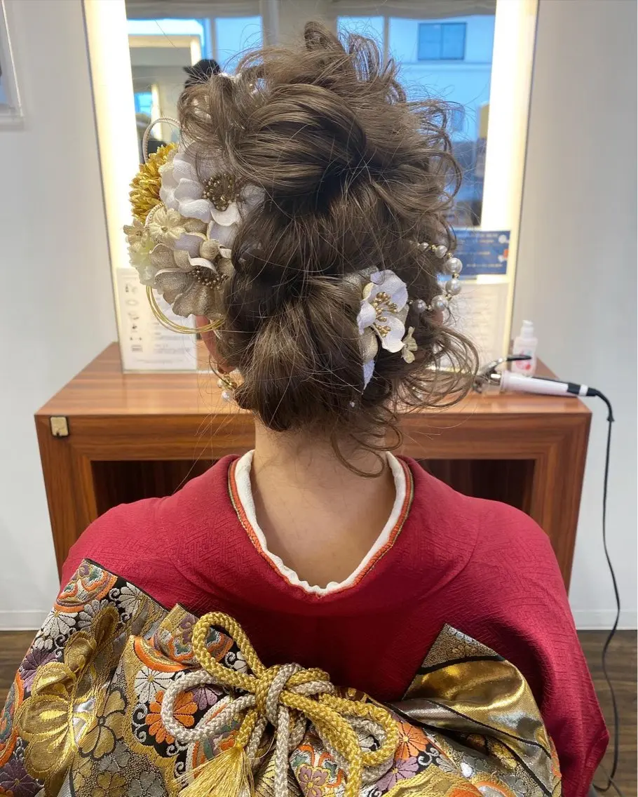 ヘアアレンジ 着付け ヘアメイク美容師 ayanoのヘアスタイル