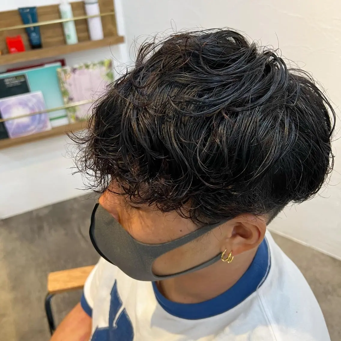 パーマ メンズ メンズパーマ mia over hairのヘアスタイル