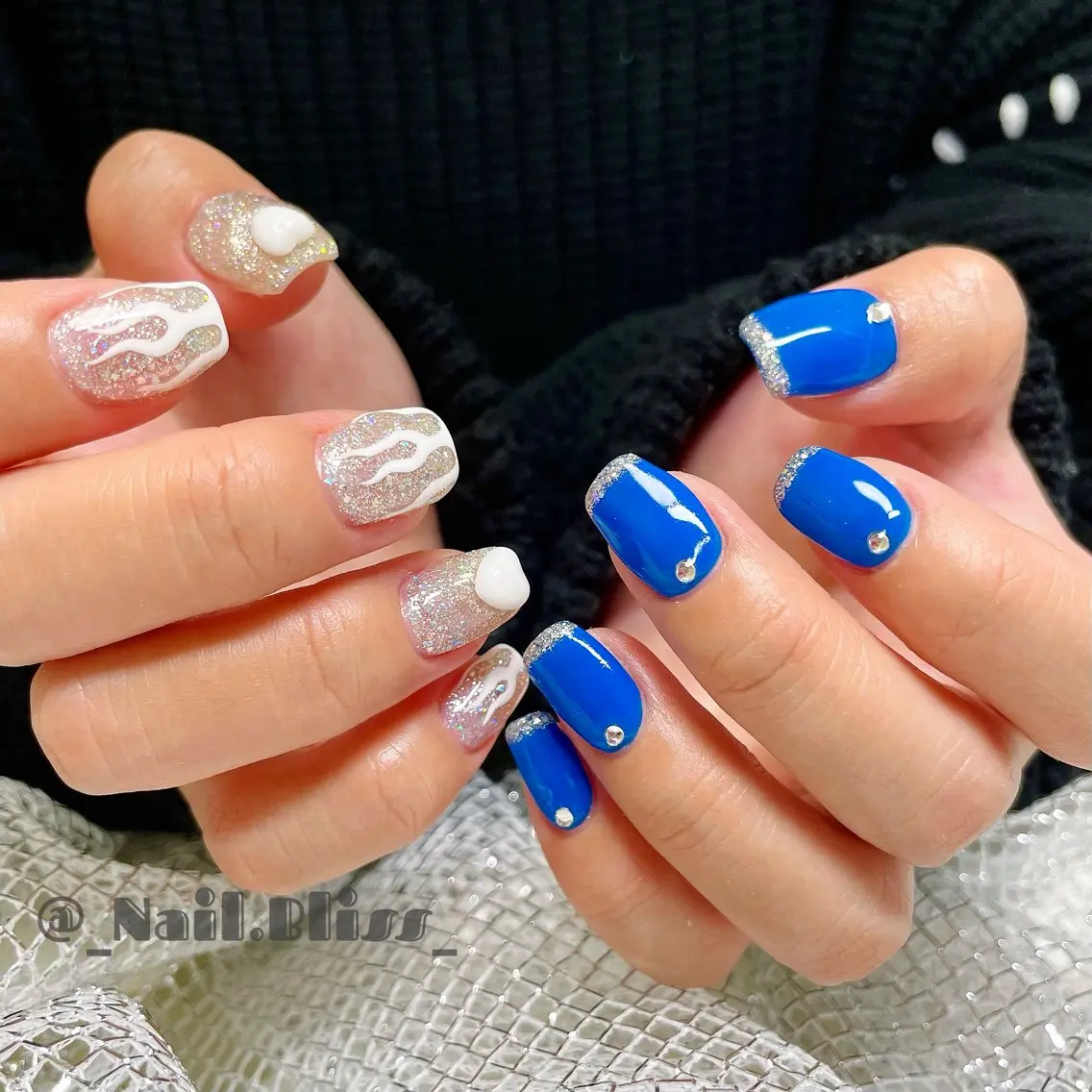 ネイル フレンチネイル ハンドネイル NAIL BLISSのネイルデザイン
