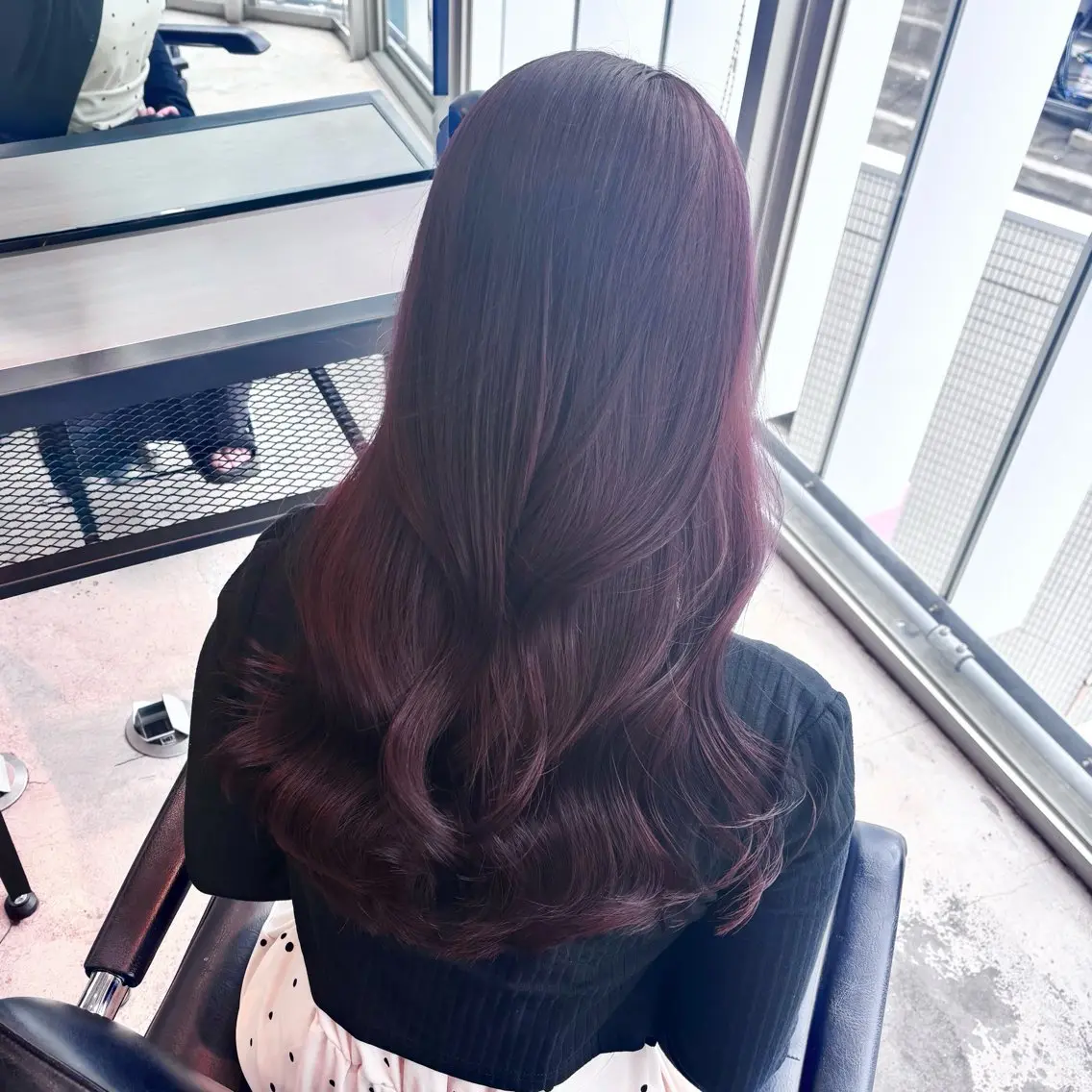 ロング カラー ヘアアレンジ カット ヘアカラー トリートメント 🎀モテ暖色× エクステ🎀あかりのヘアスタイル