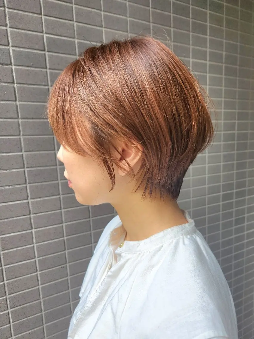 ショート カット ヘアカラー まとまり💯悩み改善 ★松本尚弥★店長のヘアスタイル