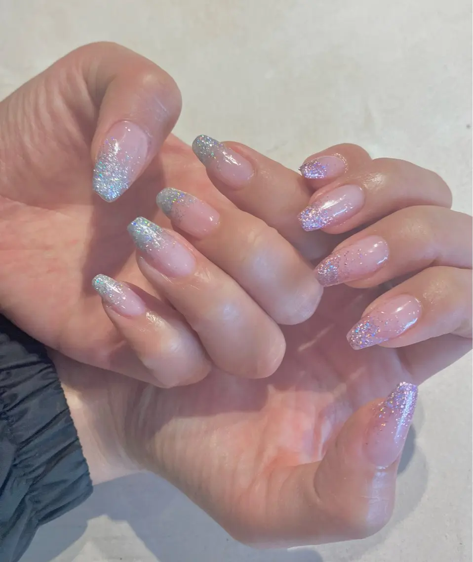 ネイル ラメ(グリッター) ラメグラデーション COCO Nail　光が丘駅近のネイルデザイン