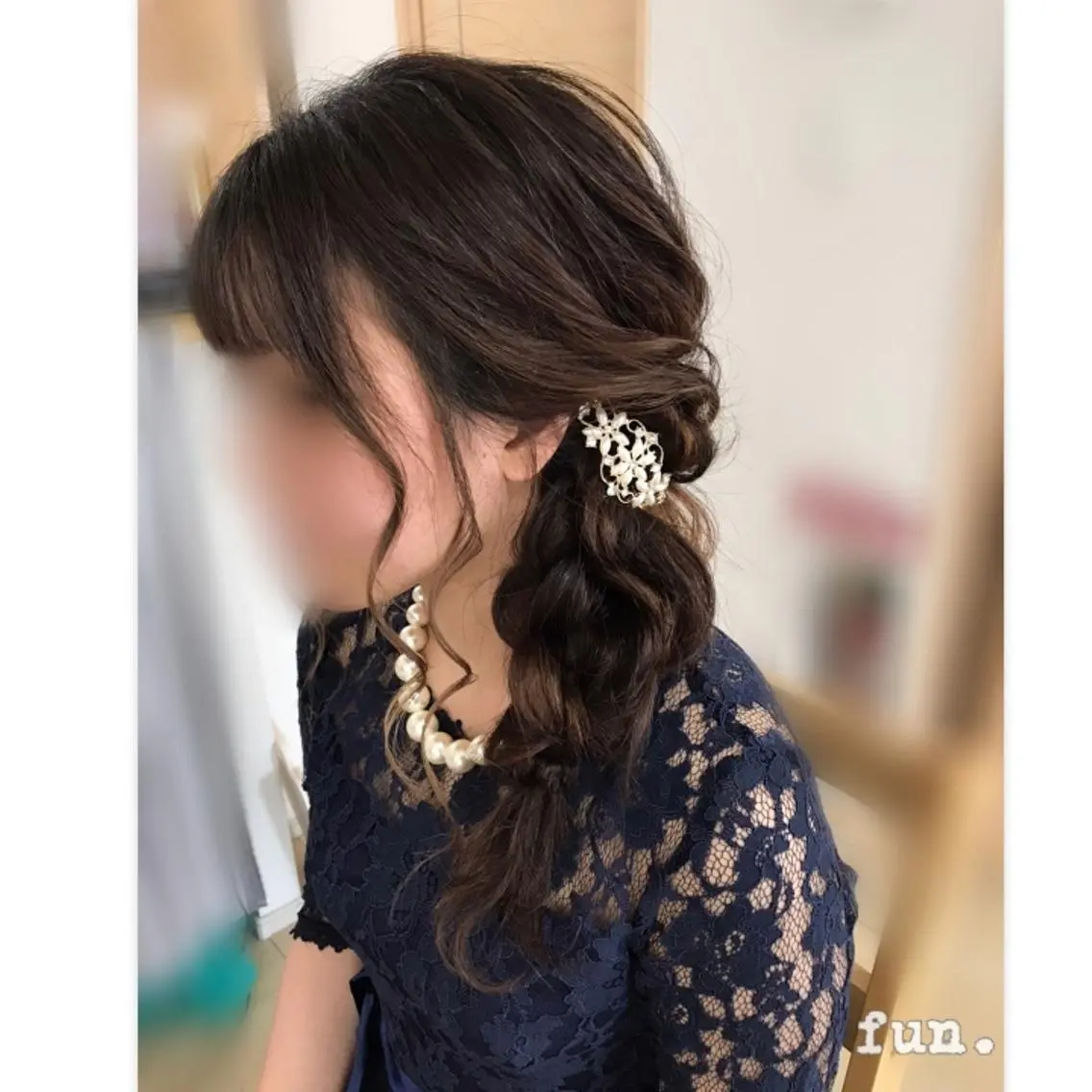 セミロング ヘアアレンジ fun./ヘアセット /エクステ/着付のその他イメージ
