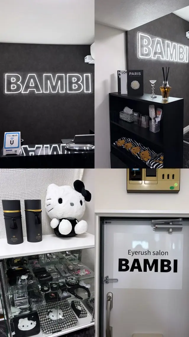 マツエク・マツパ BAMBI 🖤KAWAIのマツエク・マツパデザイン