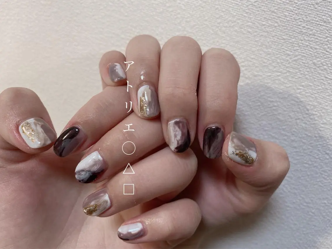 ネイル ハンドネイル アトリエ ○△□のネイルデザイン