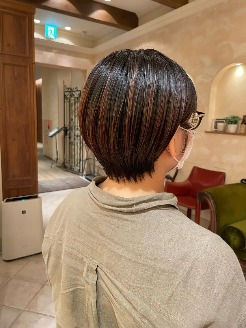 ショート ショートヘア ボブ ホノカのヘアスタイル