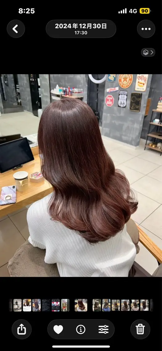 ロング カラー トリートメント ヘアカラー 平野 凛のヘアスタイル