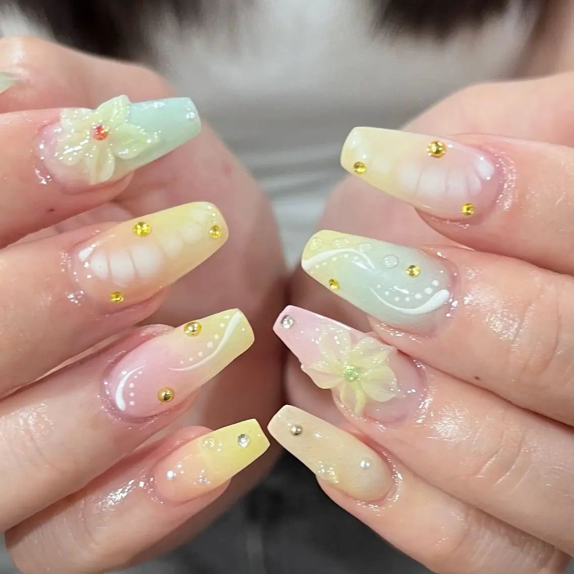 ネイル 韓国ネイル ワンホンネイル ハンドネイル ハンドケア Kawaii _Nailのネイルデザイン