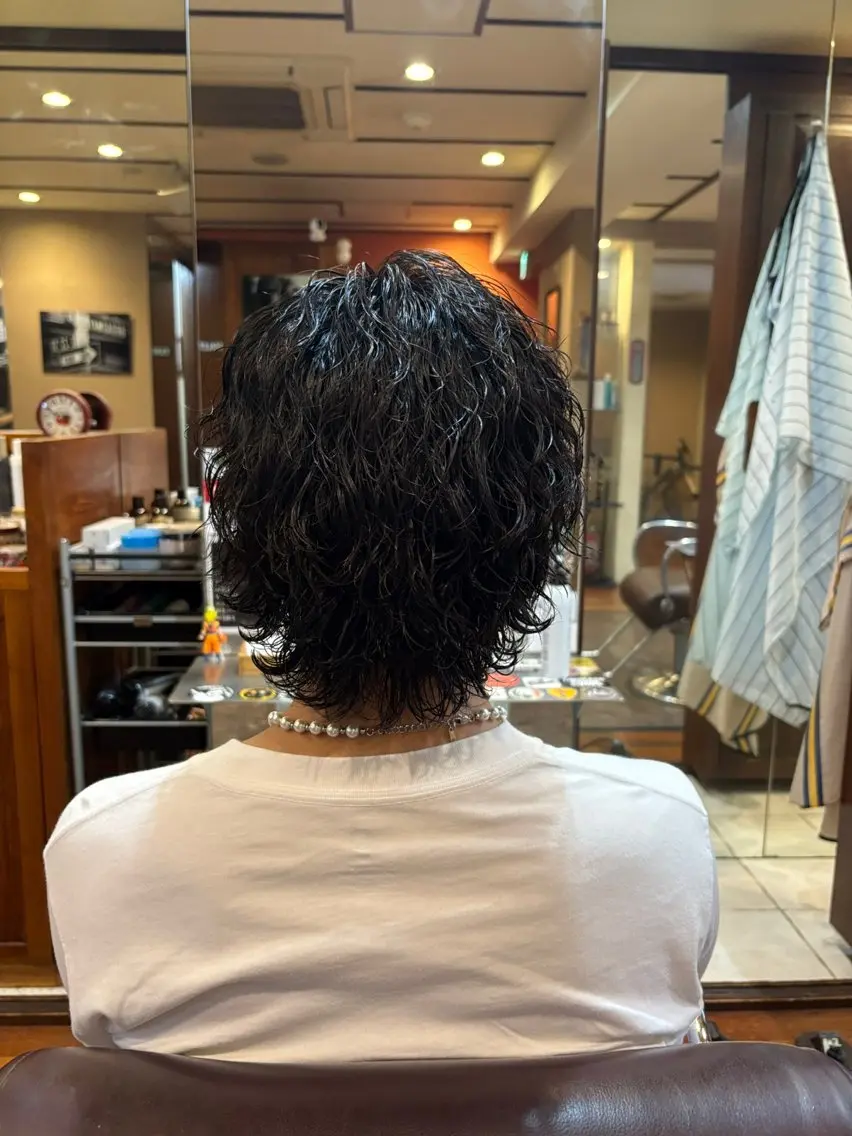 ミディアム カット パーマ 💈LGC💈 SANAのヘアスタイル