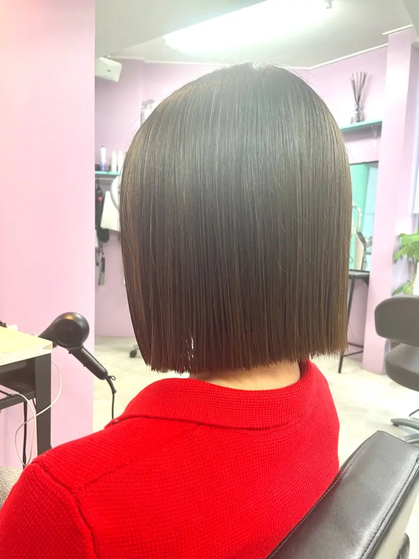 ショート カラー カット ヘアカラー トリートメント 高尾亮輔/ ボブ特化美容師のヘアスタイル