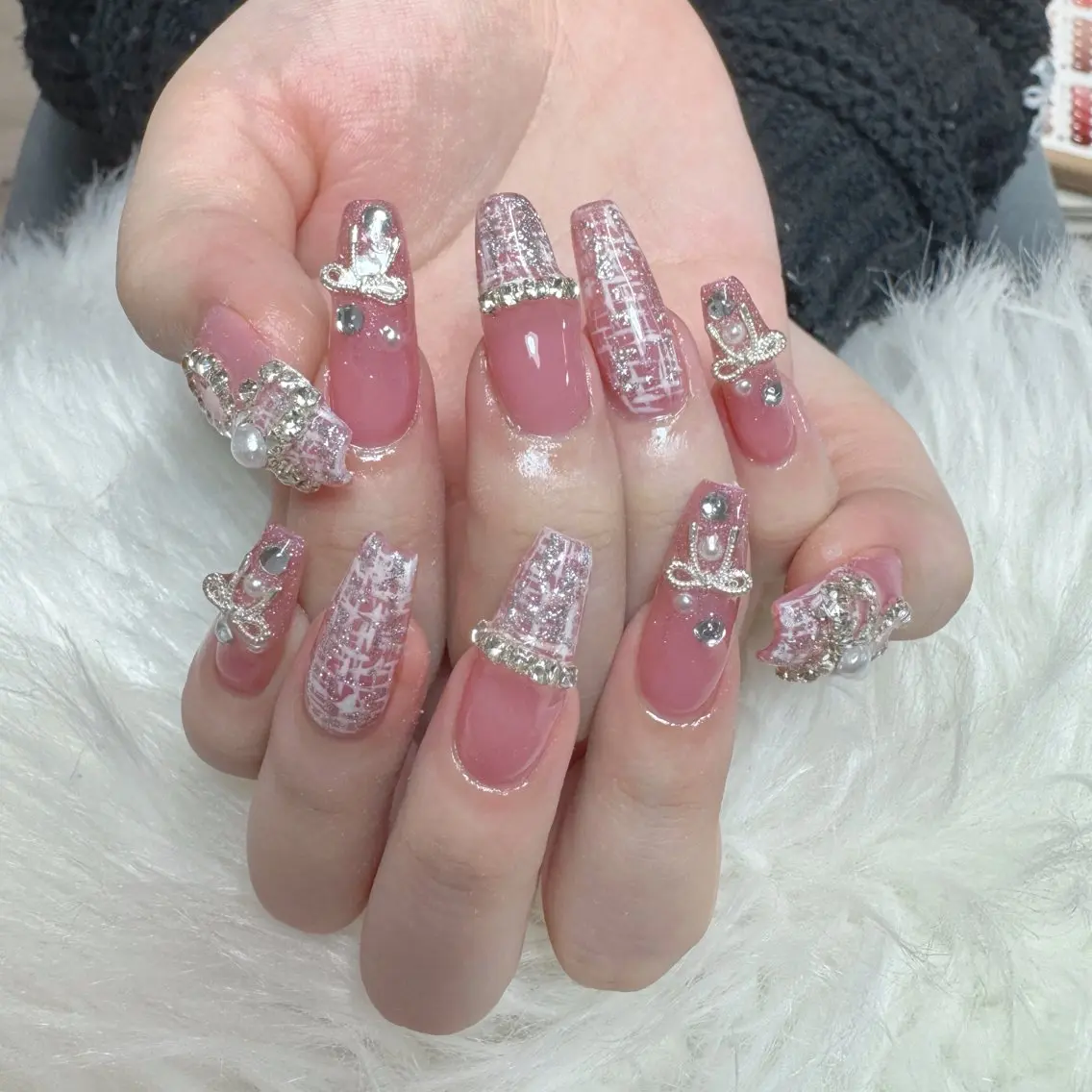 ネイル ハンドネイル 🎀nana🫧 ワンホンネイル🎀のネイルデザイン