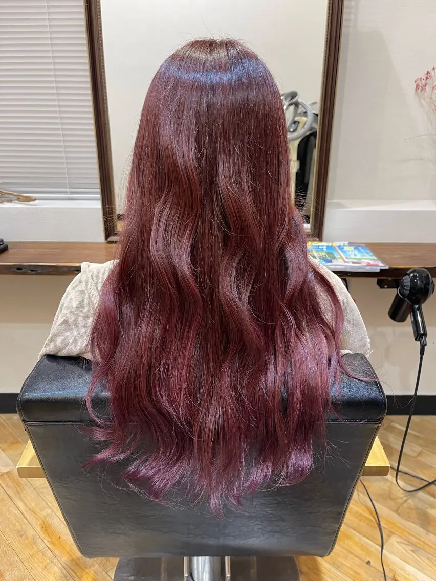 ロング カラー 佐藤 海璃のヘアスタイル