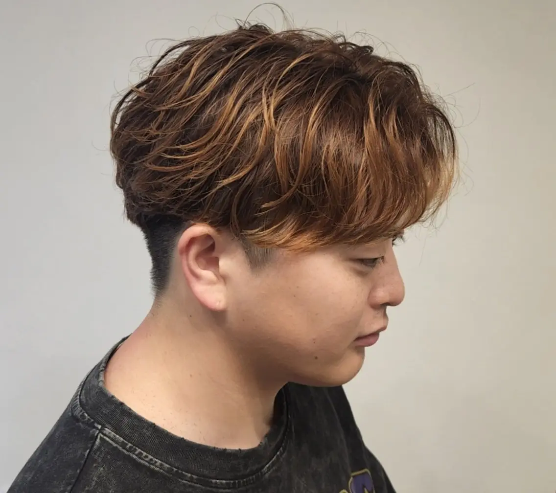 ショート パーマ メンズ カラー 【イケメン風パーマ】 SHOFYのヘアスタイル
