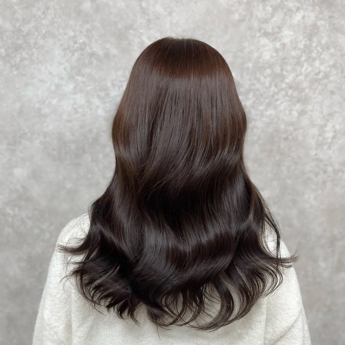 セミロング カラー SHUN/韓国/ レイヤー/透明感🖤のヘアスタイル