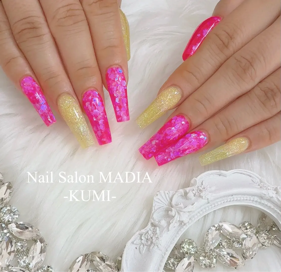 ネイル KUMI💛 MADIAのネイルデザイン