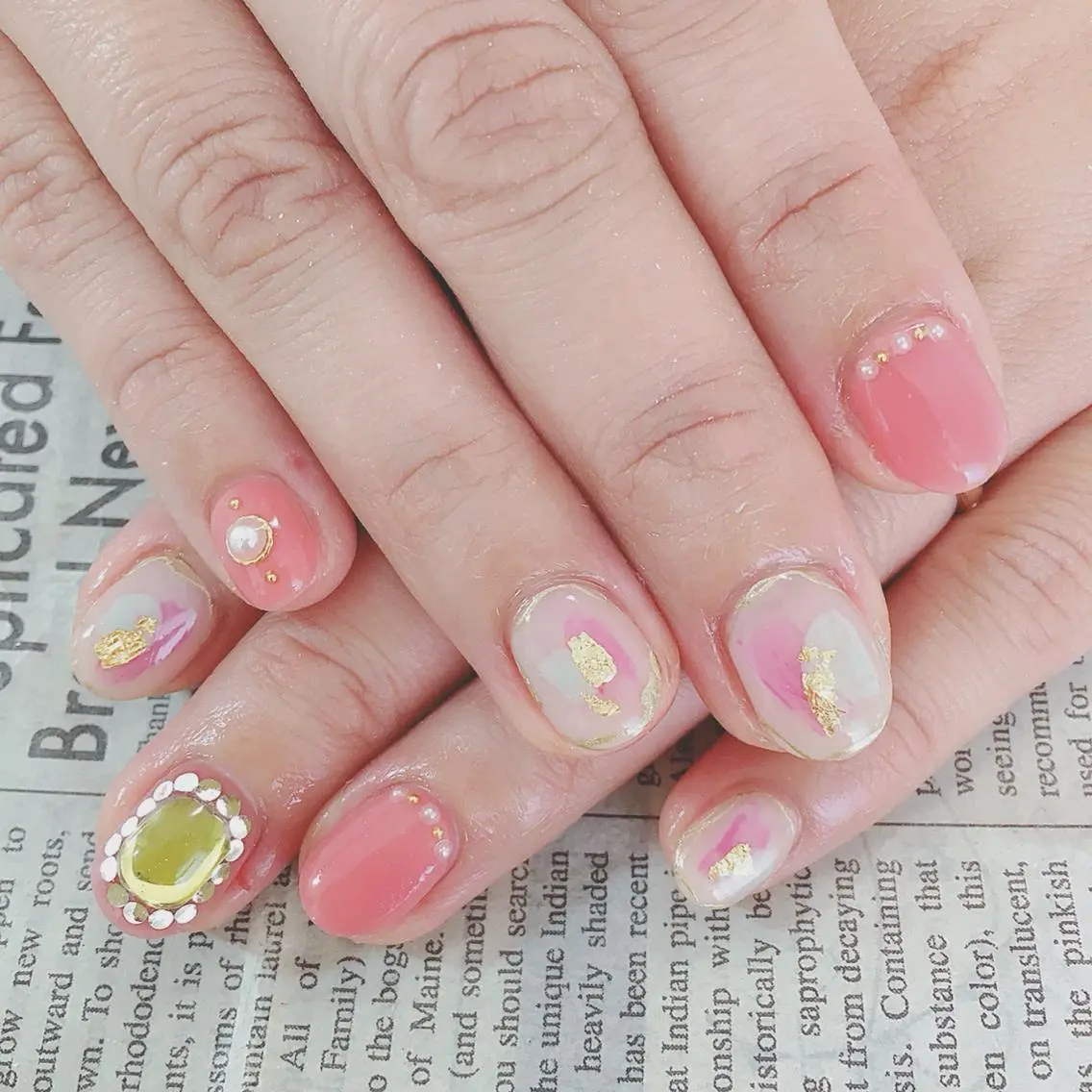 ネイル ハンドネイル ハンドケア 森山 舞のネイルデザイン