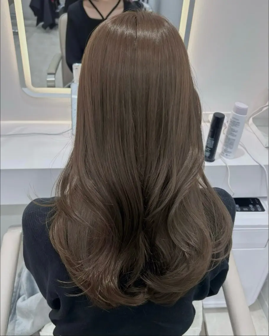 ロング カラー カット ヘアカラー トリートメント ダブルカラー髪質改善 /Annaのヘアスタイル