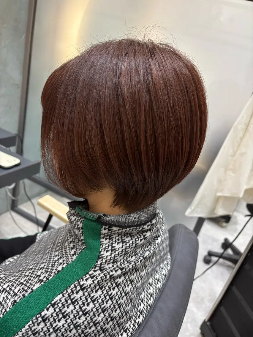 ショート 國井 結花のヘアスタイル