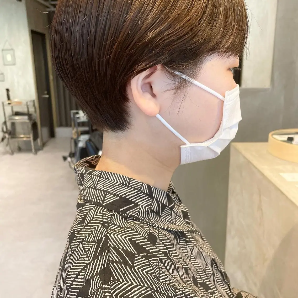 ショート カラー ショートヘア カット ヘアカラー ヤマモト マイのヘアスタイル