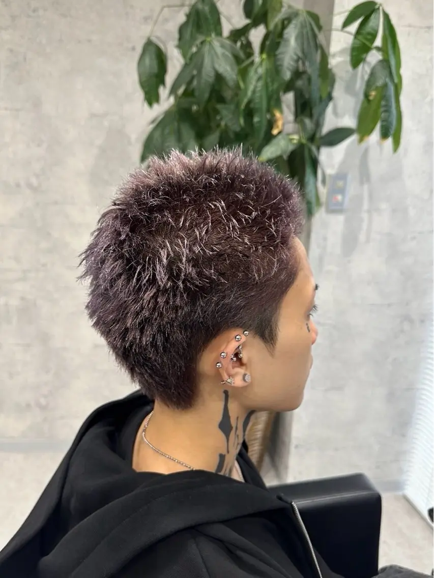 ショート カラー メンズ カット ヘアカラー トリートメント ヘアセット 垢抜けメンズパーマ /颯太のヘアスタイル