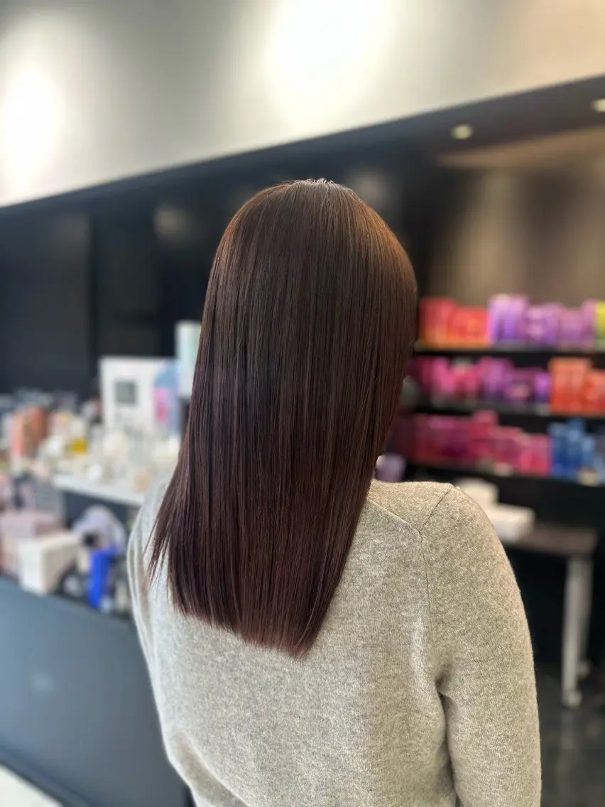 セミロング ya giのヘアスタイル