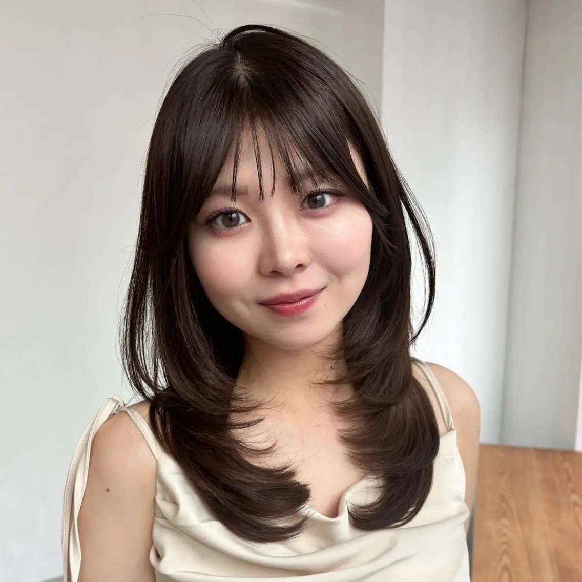セミロング 池袋似合わせカット ✂️YUUKIのヘアスタイル