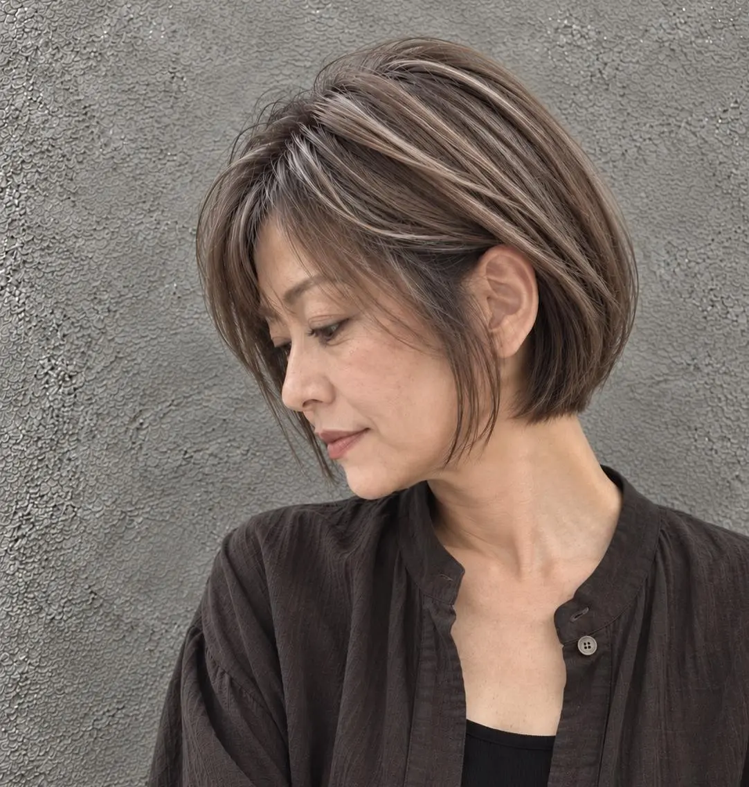 ショート カラー 脇田 麗乃のヘアスタイル