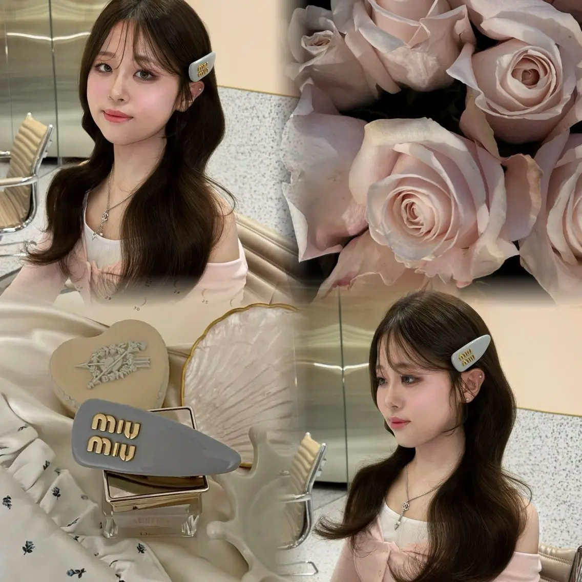 ロング カラー ヘアアレンジ 透明感カラー 韓国風ヘア レイヤーカット ワンホンヘア カット ヘアカラー トリートメント 韓国ヘア/ロー レイヤー/Rumiのヘアスタイル