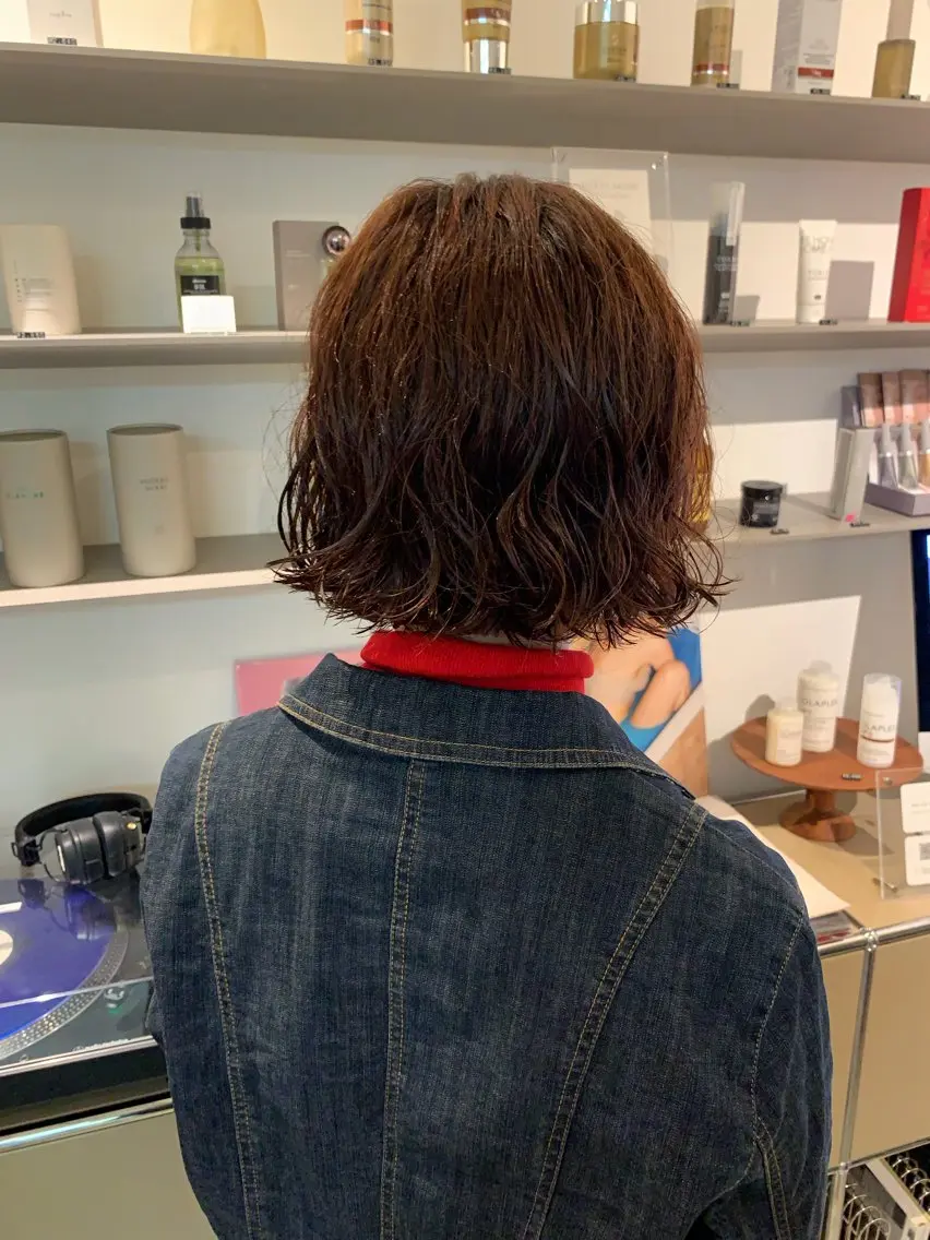 ショート パーマ HITOMI 福岡パーマのヘアスタイル