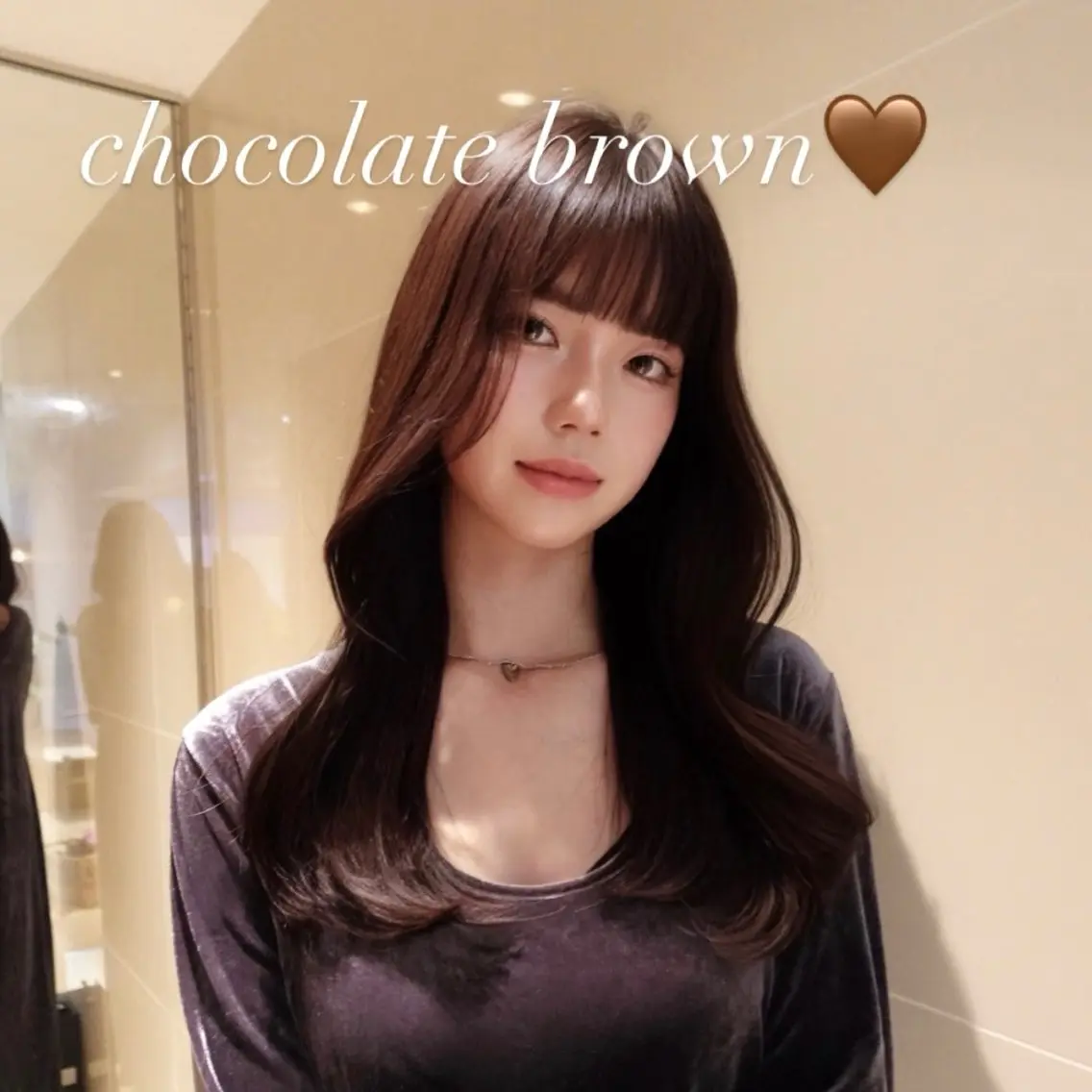 セミロング レイヤーカット カット ヘアカラー トリートメント 🎀ロングカット/ 艶カラー🩰rioのヘアスタイル