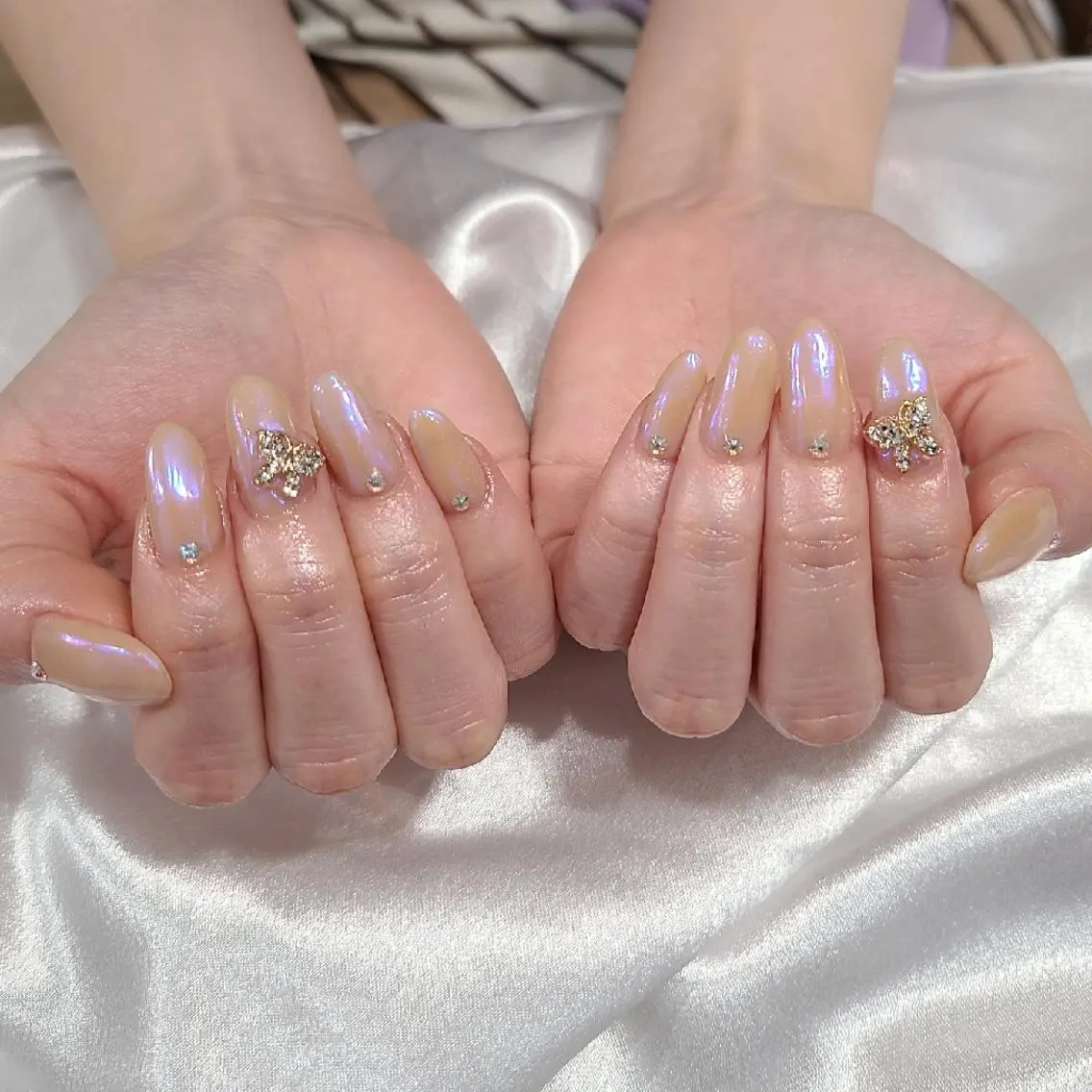 ネイル オーロラネイル ハンドネイル NOGUCHI  KANAのネイルデザイン