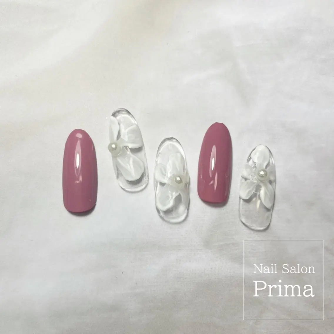 ミディアム ネイル SalonPrima 西院Nail&Eyeのネイルデザイン