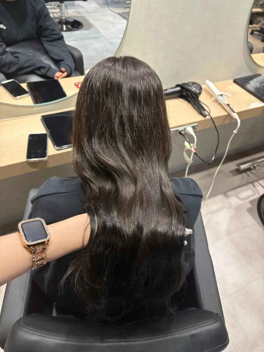 ロング カラー ヘアアレンジ ブリーチ 透明感カラー カット ヘアカラー 透明感カラー/艶髪 🫧ayaneのヘアスタイル