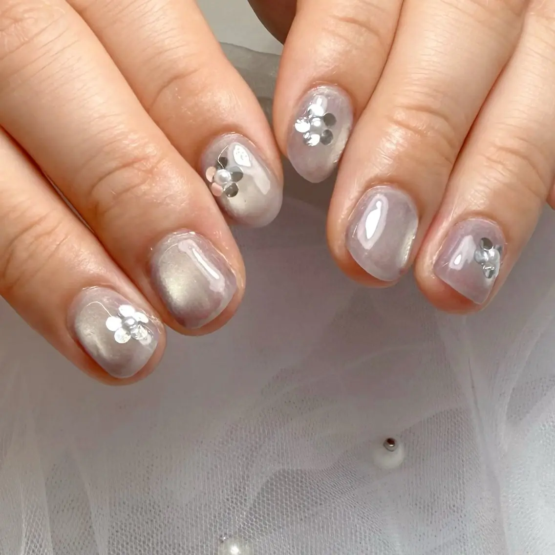 ネイル ハンドネイル mau🩵 堺筋本町nailのネイルデザイン