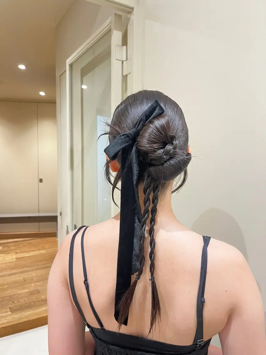 お呼ばれヘアセット🎀(カチモリももちろんOK)の写真