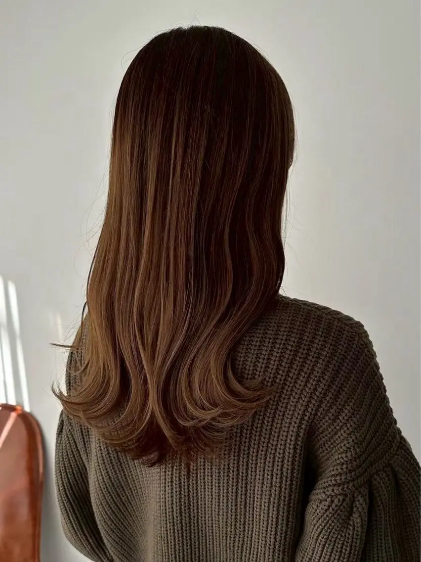 カラー Hikaru艶カラー /メンズカットのヘアスタイル
