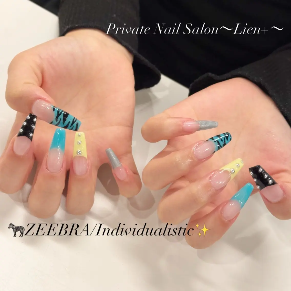 ネイル ハンドネイル Lien+. KANA.神戸市北区のネイルデザイン